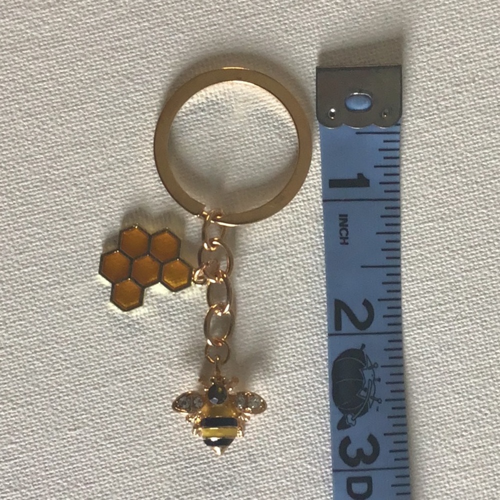 Honey Bee Key Chain Gold - Picture 3 of 4